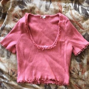 For Love and Lemons Pink Top